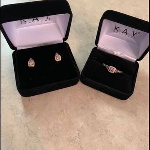 Levian Earrings & Ring Set